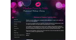 Desktop Screenshot of flawlessfacesbynikki.com
